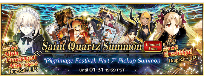 Pilgrimage Festival: Part 7 Pickup Summon (Daily)